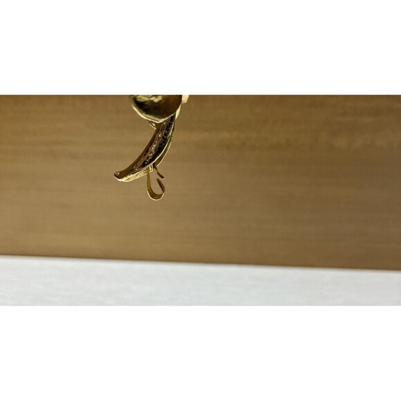 RISIS Gold Plated Orchid Brooch Or Pendant - Picture 7 of 11